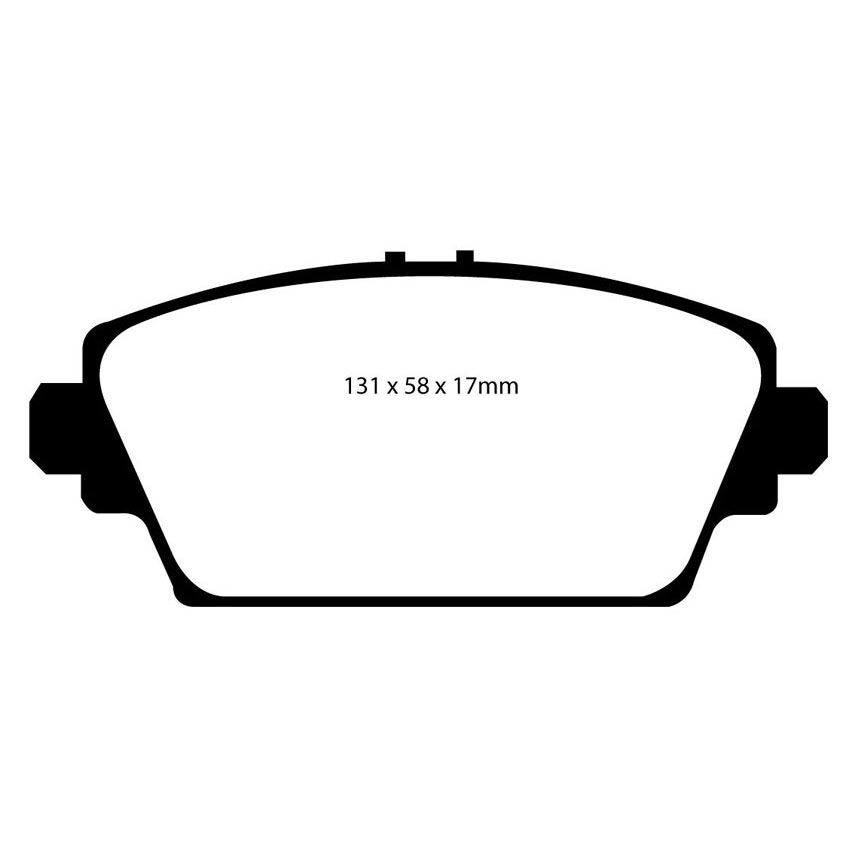 EBC Brakes Yellowstuff Performance Brake Pads