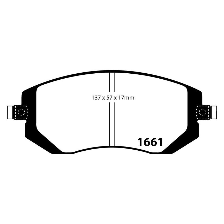 EBC Brakes Yellowstuff Performance Brake Pads