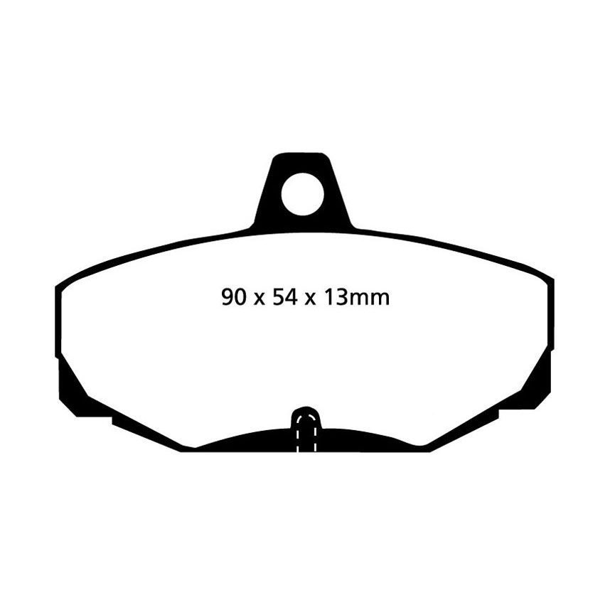 EBC Brakes Yellowstuff Performance Brake Pads