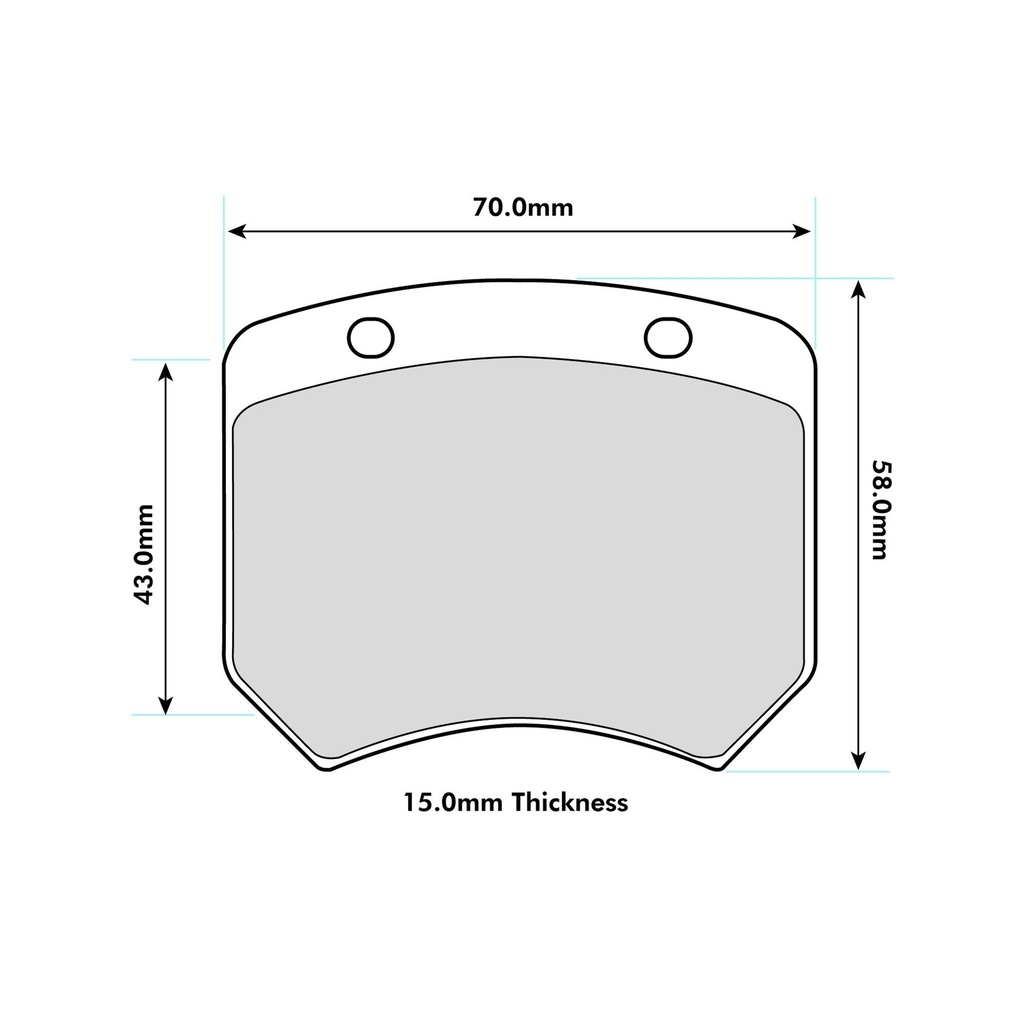 Ferodo DS3000 Brake Pads To Fit AP Racing Various 2 Piston / OE Calipers