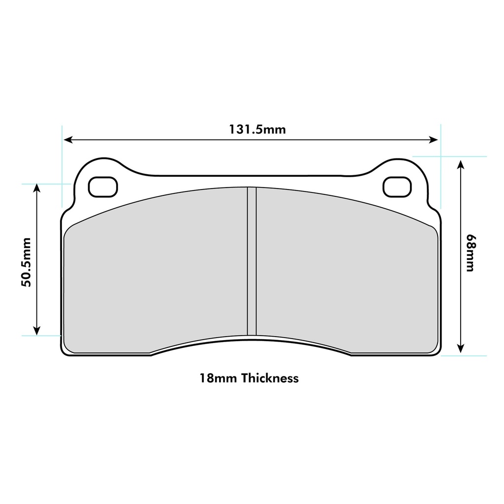 Pagid RSC1 Ceramic Disc Brake Pads