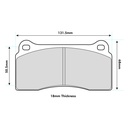 Pagid RSC1 Ceramic Disc Brake Pads