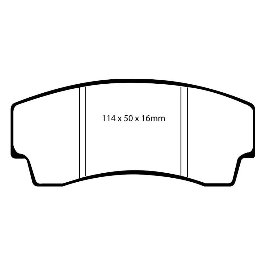 EBC Brakes Yellowstuff Performance Brake Pads