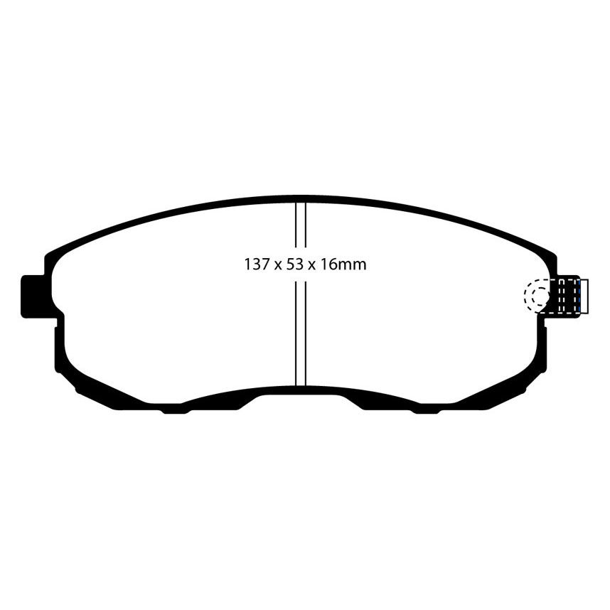 EBC Brakes Yellowstuff Performance Brake Pads