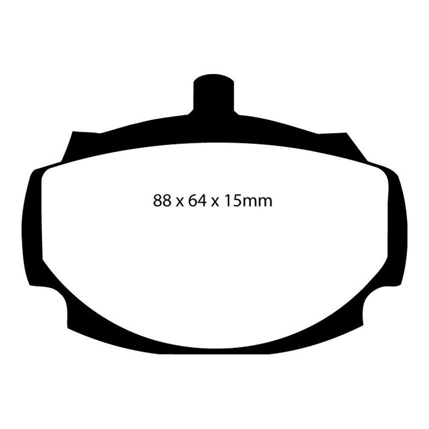 EBC Brakes Yellowstuff Performance Brake Pads