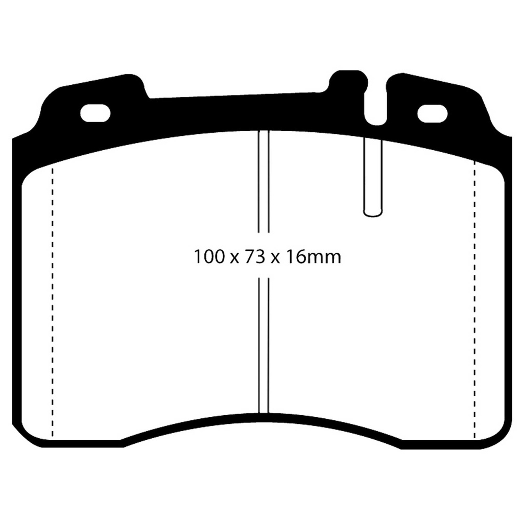 EBC Brakes Yellowstuff Performance Brake Pads