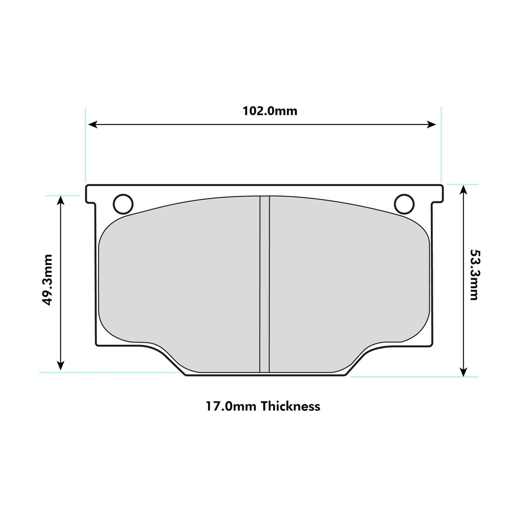 Mintex M1144 Brake Pads To Fit Girling AR5 / BR Caliper