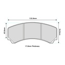 Pagid RSL1 Brake Pads To Fit AP Racing CP5090 Calipers