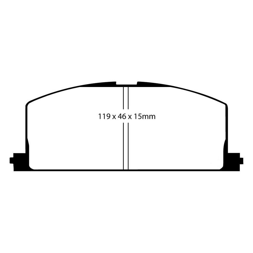 EBC Brakes Yellowstuff Performance Brake Pads
