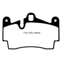 EBC Brakes Yellowstuff Performance Brake Pads