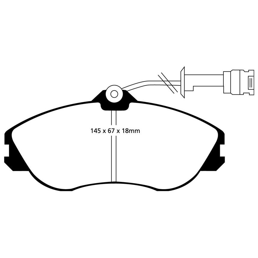 EBC Brakes Yellowstuff Performance Brake Pads