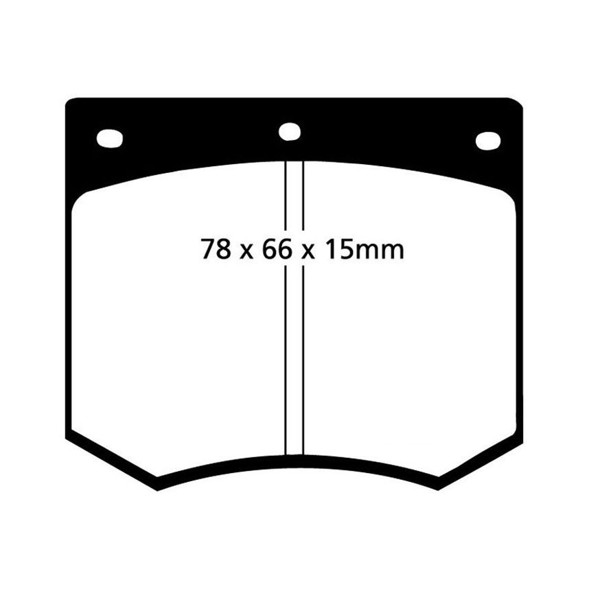 EBC Brakes Yellowstuff Performance Brake Pads