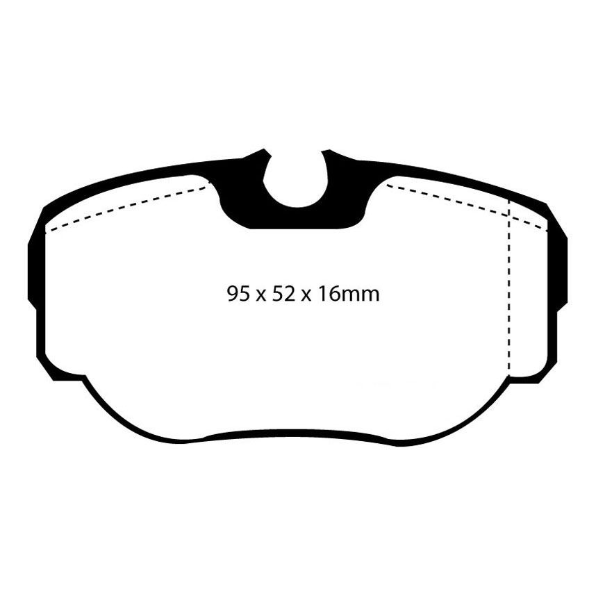 EBC Brakes Yellowstuff Performance Brake Pads