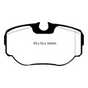 EBC Brakes Yellowstuff Performance Brake Pads