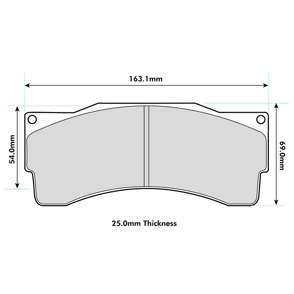 Pagid RSL2E Brake Pads To Fit AP Racing Various Calipers