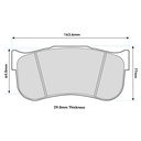 Pagid RSL2E Brake Pads To Fit Brembo B28 Family Caliper