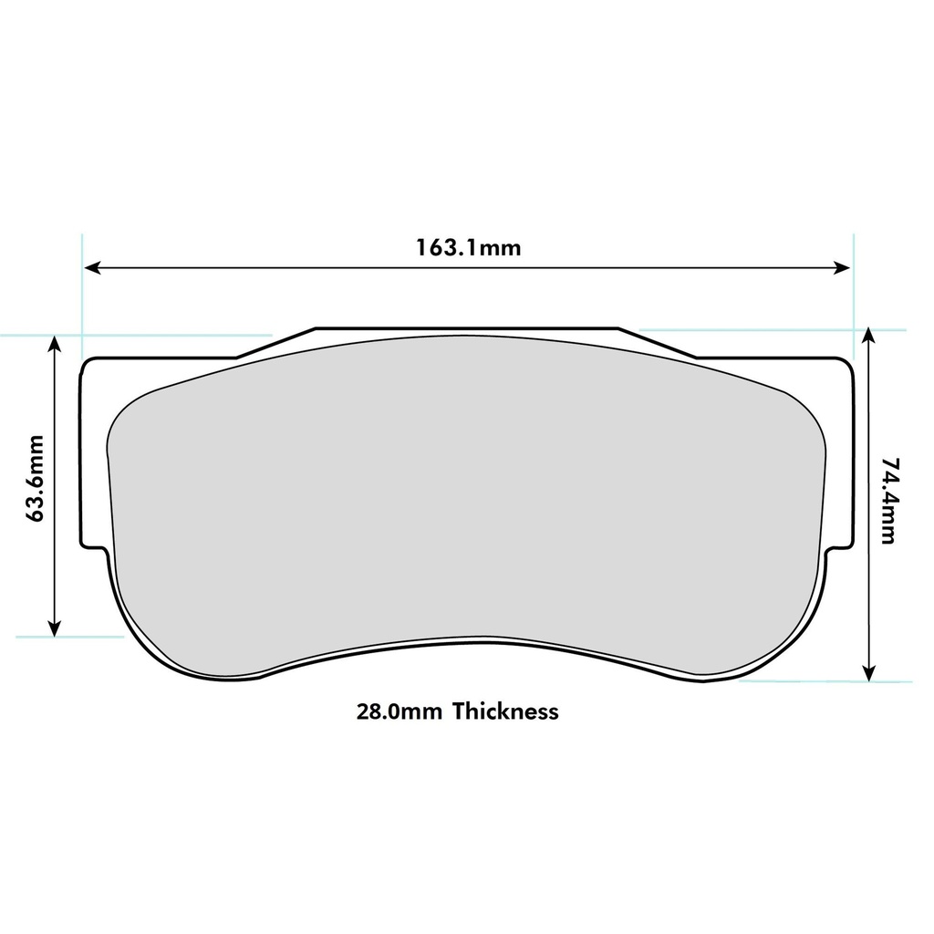 Ferodo DS3.12 (Thermally Treated) Brake Pads To Fit AP Racing CP7269 Calipers