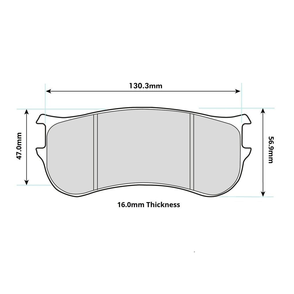 Ferodo TL180 Brake Pads To Fit PFC ZR34 Caliper