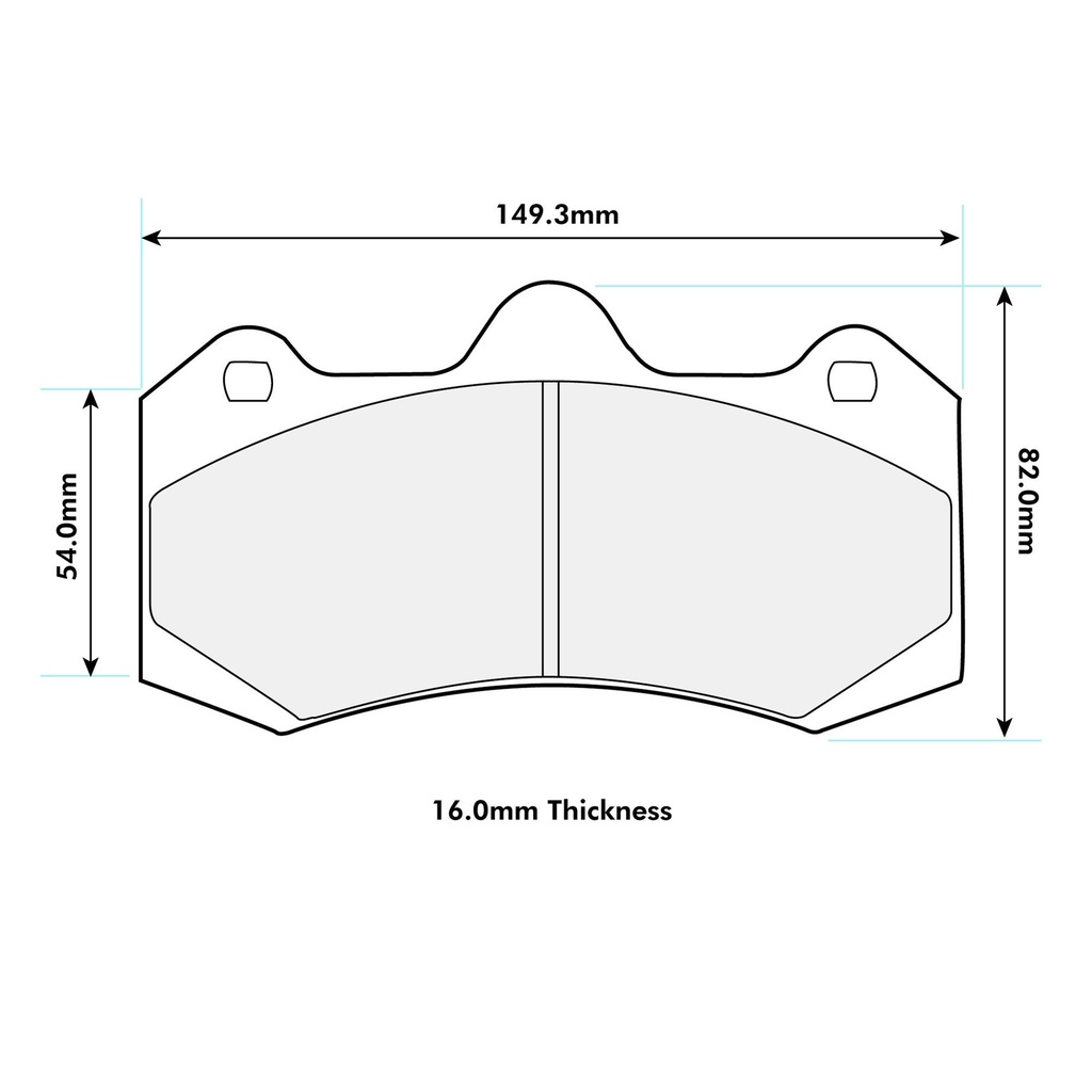 PBS Brakes ProTrack Brake Pads To Fit AP Racing CP7040 Caliper