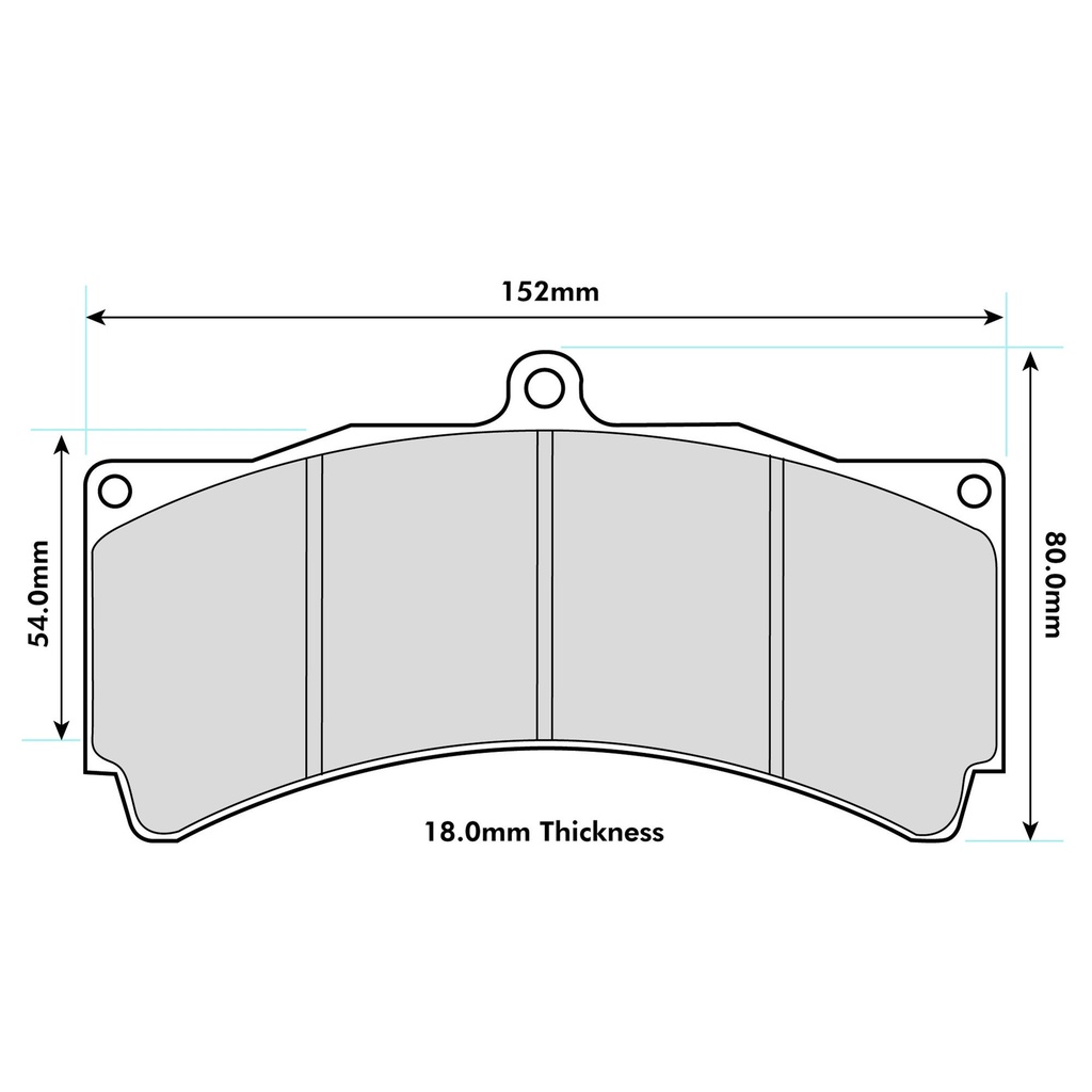 Pagid RST1 Brake Pads To Fit AP Racing CP5555/CP5060 Calipers