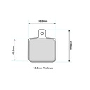 Mintex F2R Brake Pads To Fit Wilwood Dynalite Single Caliper