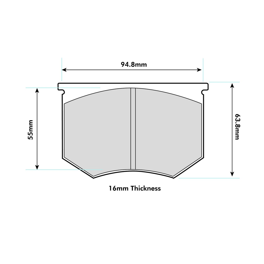 Mintex F4R Brake Pads To Fit Girling B-Type Mk5 Caliper