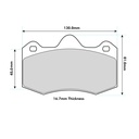 Mintex MRM1801 Brake Pads To Fit AP Racing CP6600 / OE Calipers