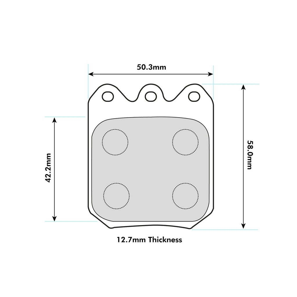 Mintex MRM1802 Brake Pads To Fit Wilwood Dynapro / Dynalite Single Calipers