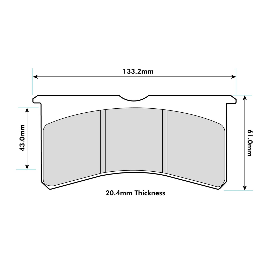 Mintex F6R Brake Pads To Fit AP Racing CP8350 / Wilwood Billet Superlite Calipers