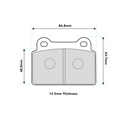 Mintex F4R Brake Pads