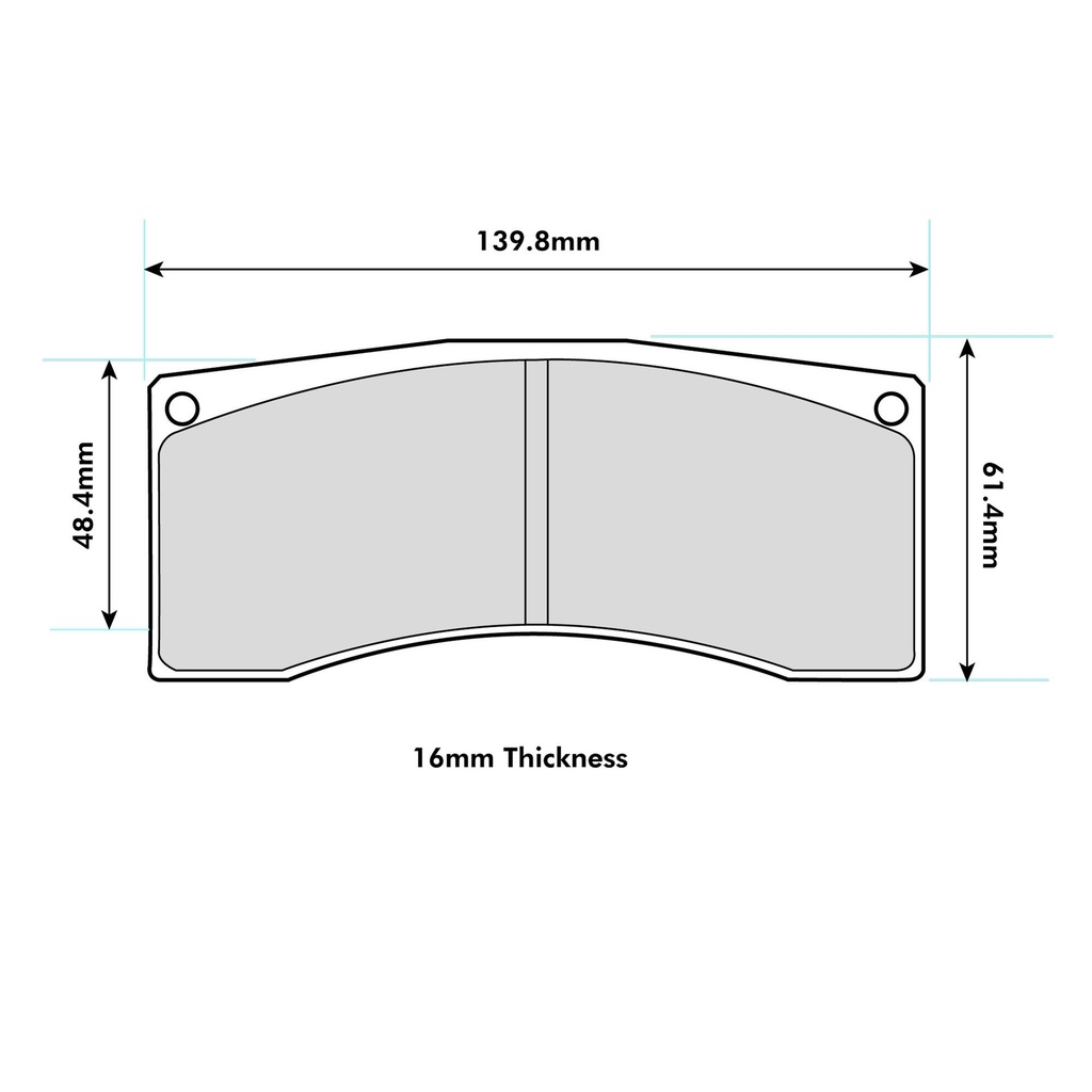 Pagid RST5E Brake Pads To Fit Brembo 07.5169 Caliper