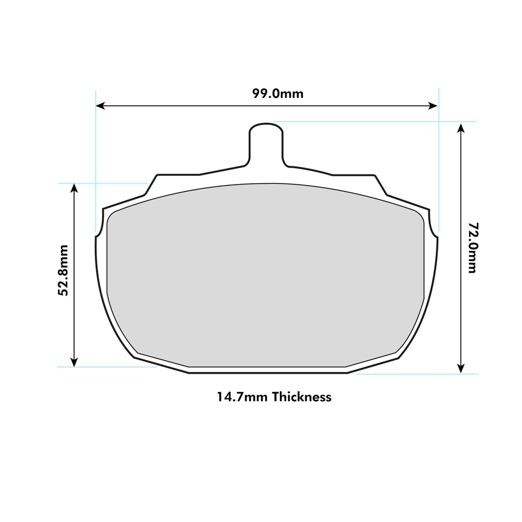 Mintex MX4597 Brake Pads To Fit AP Lockheed Princess 4 Piston / OE Calipers
