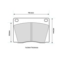 Mintex MRM1802 Brake Pads