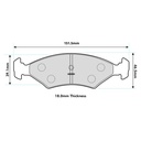 Mintex MRM1802 Brake Pads