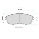 Mintex F6R Brake Pads