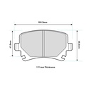 Mintex F6R Brake Pads