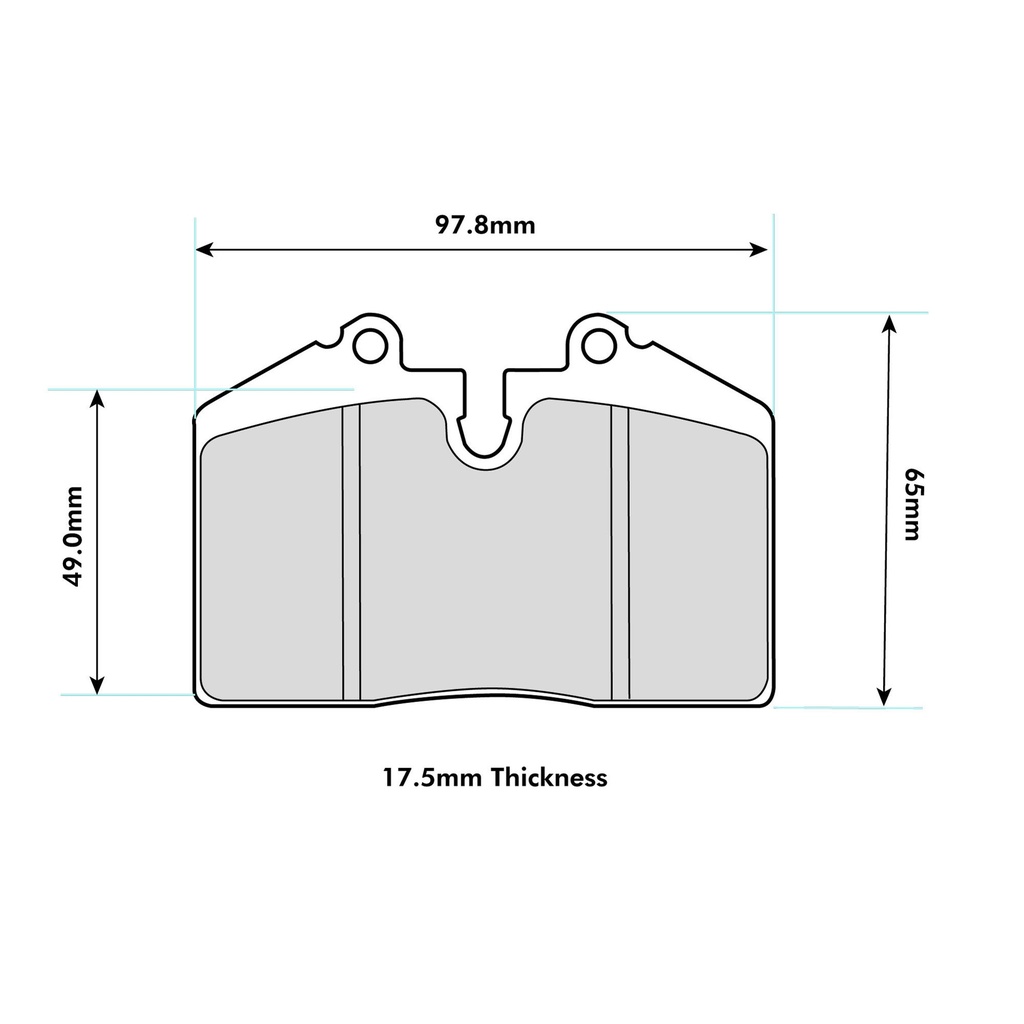 Mintex F2R Brake Pads To Fit Girling 16/4 / OE calipers
