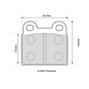 Mintex F2R Brake Pads