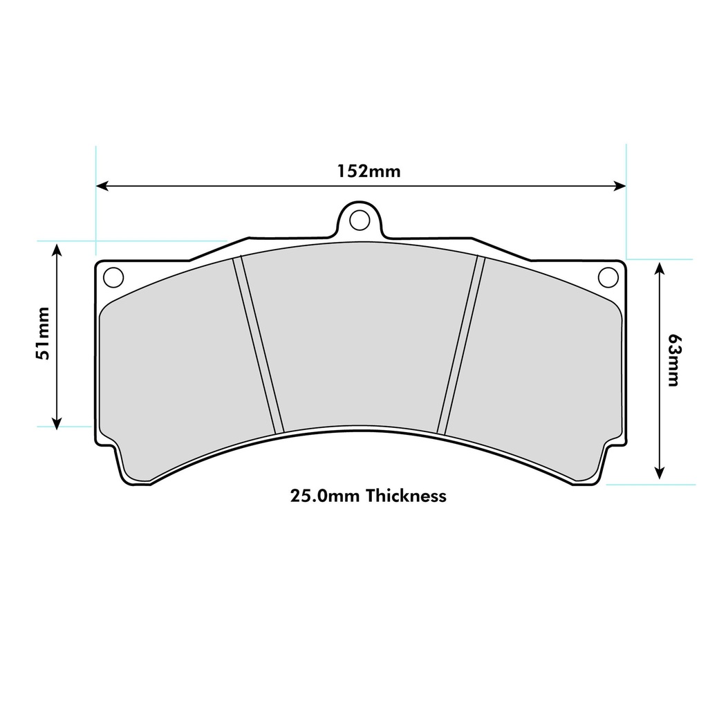 PBS Brakes ProComp E2 Brake Pads To Fit AP Racing Various Calipers