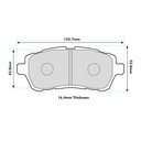 PBS Brakes ProRace Brake Pads