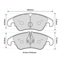 PBS Brakes ProTrack Brake Pads