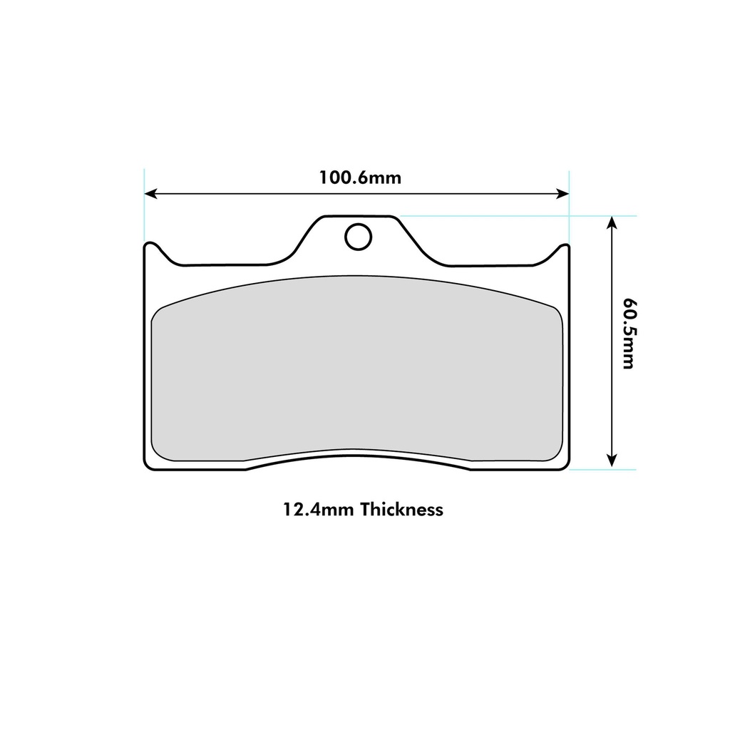 EBC Brakes SR21 Sintered Brake Pads To Fit Wilwood Forged Dynalite 4 Piston Lug Mount Calipers