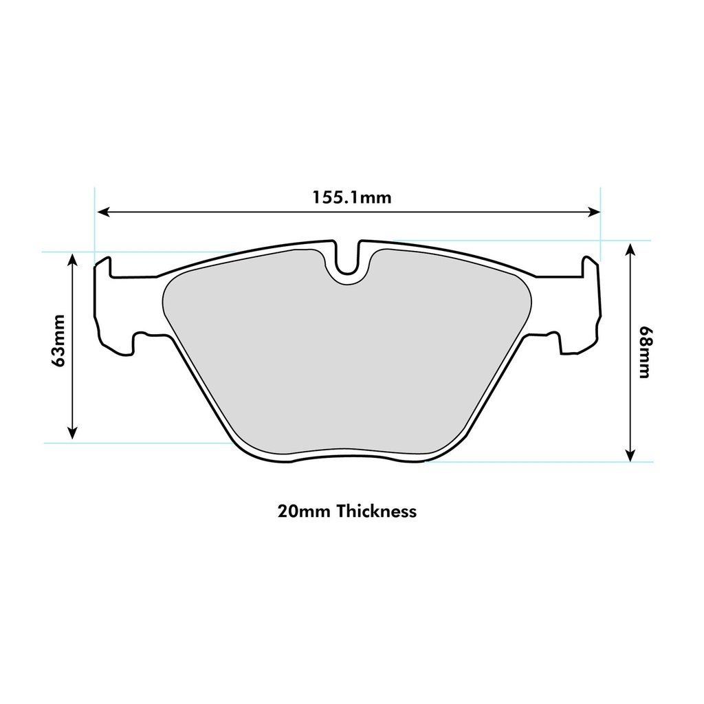 EBC Brakes SR21 Sintered Brake Pads