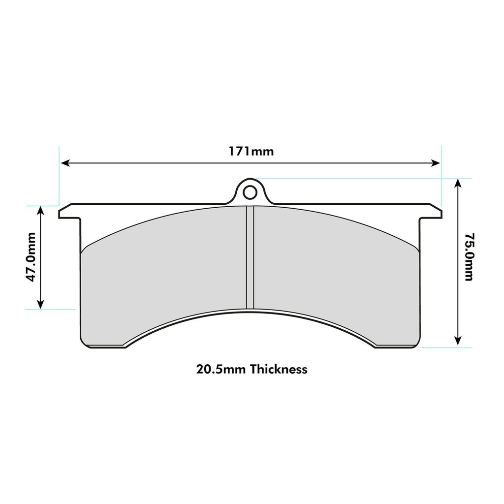 EBC Brakes SR11 Sintered Brake Pads To Fit AP Racing CP5805 / Wilwood GN III Calipers