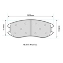 Ferodo DS3.12 (Thermally Treated) Brake Pads to Fit PFC ZR88 Caliper