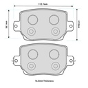 Ferodo DS2500 Brake Pads