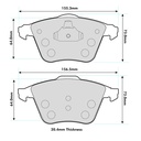 Endless MX72 Brake Pads