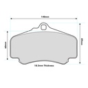 Endless MX72 Brake Pads