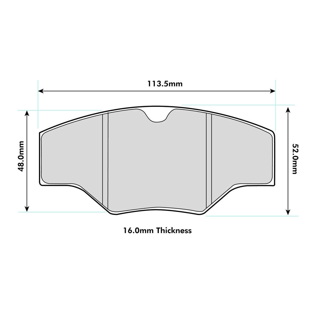 Pagid RST1 Brake Pads To Fit AP Racing CP2361 / OE Calipers