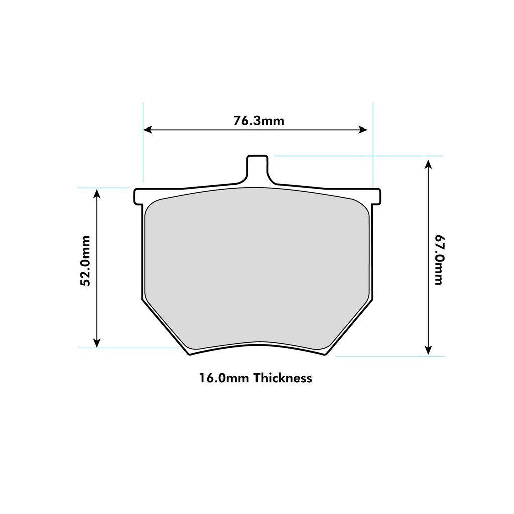 Mintex M1155 Brake Pads To Fit AP Racing CP2382/CP2384 Calipers